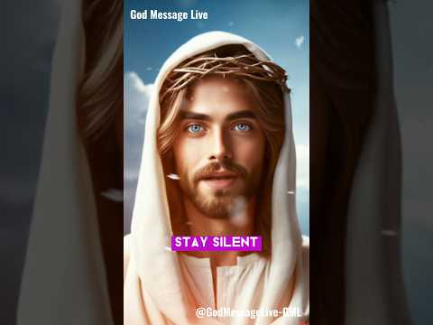 "3 Powerful Moments to Embrace Silence"| God Message Live | #jesus #motivation #shorts