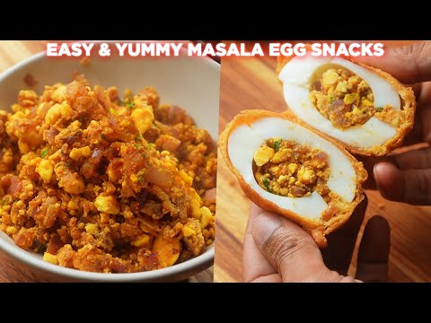 Easy & Yummy Masala Egg Snack | Masala Egg Bonda Recipe