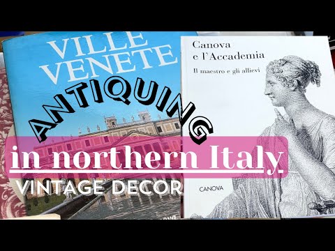 🌞Italian Antique Market during Summer🌞 Northen Italy▫️4K