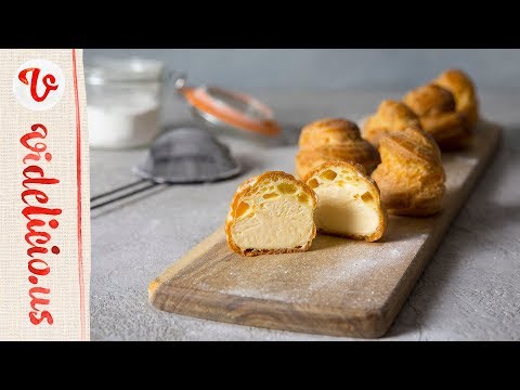 ふんわりシュー生地になめらかなバニラアイスがぎっしり！シューアイス｜How to make Icecream In The Puff