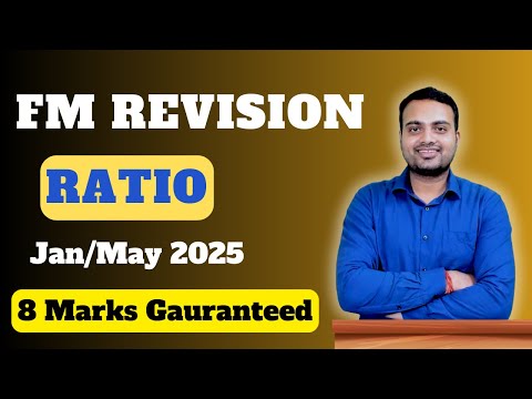 Ratio Revision lecture| FM Revision series| Ca Prakash Patel