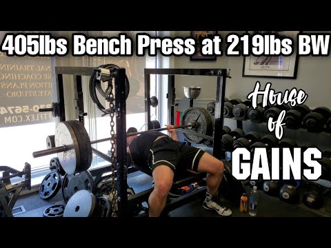 405lbs Bench Press at 219lbs bodyweight