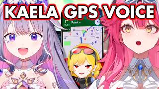 Kaela Acting as GPS Voice Guide for Biboo and Raora is HILARIOUS! 【Hololive EN】