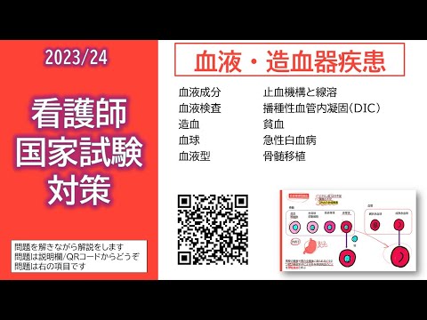 2024看護師国家試験対策・血液・造血器疾患