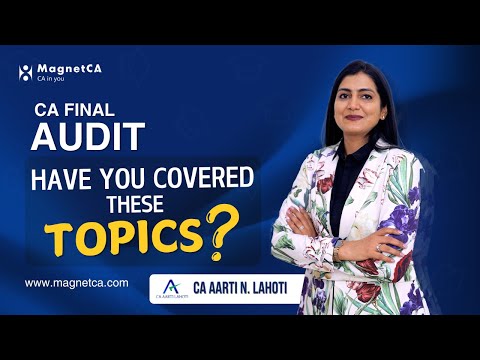 Have you covered these topics??? - CA Aarti N. Lahoti