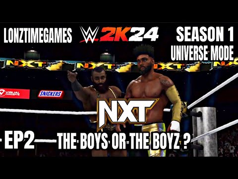 The Boys or The Boyz ? |WWE2K24 Universe mode -season 1 EP2