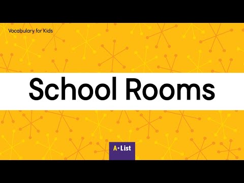 Vocabulary for Kids l School Rooms