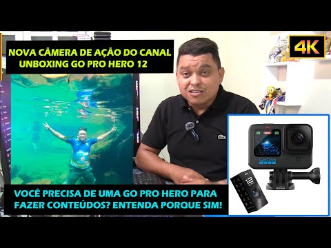 UNBOXING GO PRO HERO 12  |  NOVA ACTION CAM DO CANAL