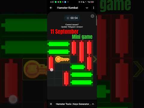 11september mini game | today mini game | hamster 11 September key #hamster