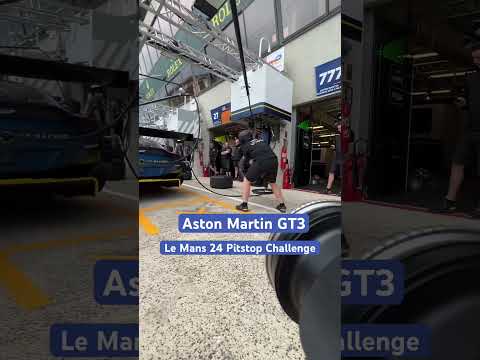 Aston Martin GT3 Pitstop at Le Mans