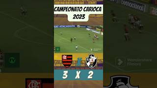 FLAMENGO VENCE O VASCO - GOLS DO JOGO - CAMPEONATO CARIOCA 2023 #golsdojogo #jogosdehoje #shorts