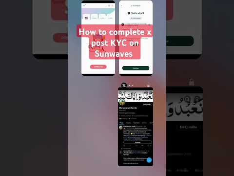 How to complete x post KYC on Sunwaves mining project #sunwaves #sunwaveskyc #icenetwork