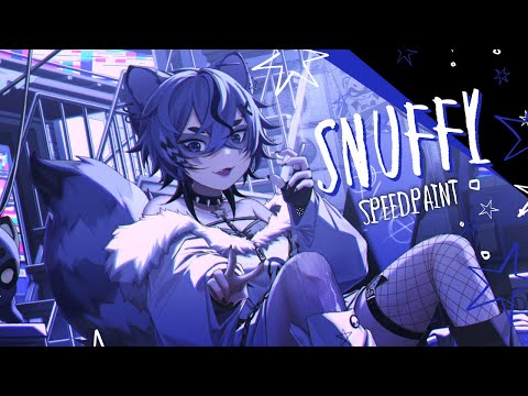 snuffy ✦ illustration making & Live2D prep speedpaint【CLIP  STUDIO PAINT】