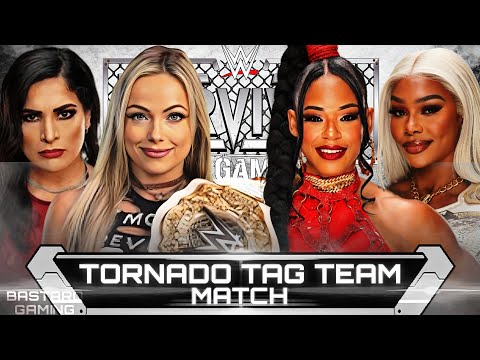 WWE 2K24 | Liv Morgan & Raquel Rodriguez VS Bianca Belair & Jade Cargill | Survivor Series