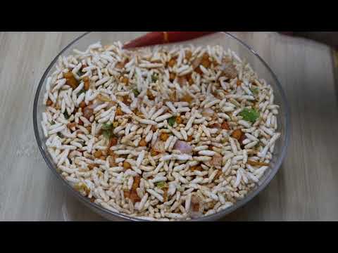 how to make borugula mixer recipe //muntha masala//murimuri chat recipe //bhel puri