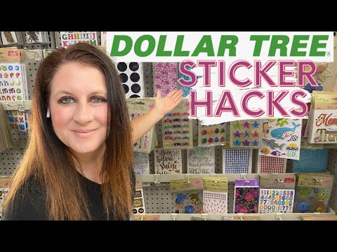 GRAB DOLLAR TREE Stickers for these GENIUS Hacks 🔥