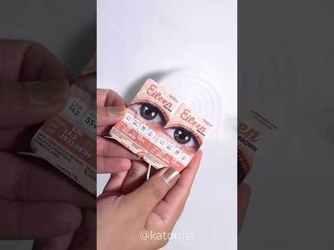 Kitty kawaii Eileen contact lens #makeup #getreadywithme