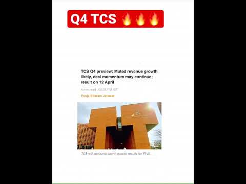 tcs q4 results 2023 | tcs share news today | #shorts #ytshorts #tcs