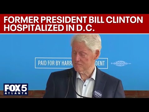 Former President Bill Clinton hospitalized | FOX 5 News