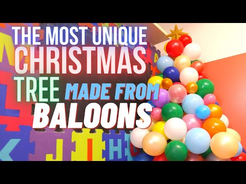 The Cutest Christmas Tree from Balloons | DIY Christmas Crafts Ideas and Decoration Kids will Love