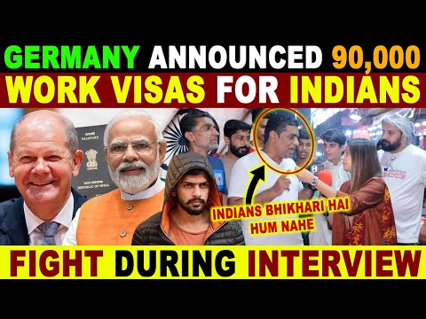 GERMANY WANTS 90,000 INDIAN🇮🇳 EVERY YEAR | FIGHT DURING INTERVIEW | PAK CRYING