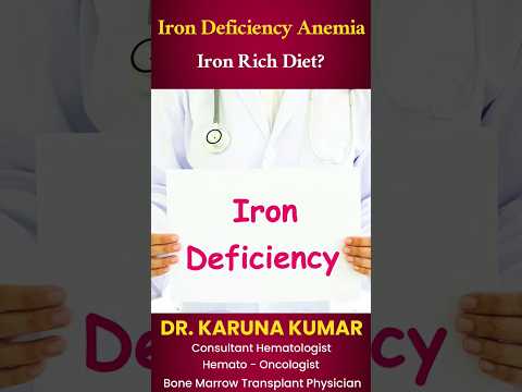 Iron Deficiency Anemia | Iron Rich Diet#anemia #irondeficiencyanemia #mds #aplasticanemia #shorts