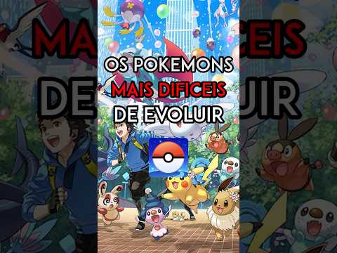 POKEMONS MAIS DIFÍCEIS DE EVOLUIR NO POKÉMON GO! #shorts #gyarados #melmetal #noibat #magikarp