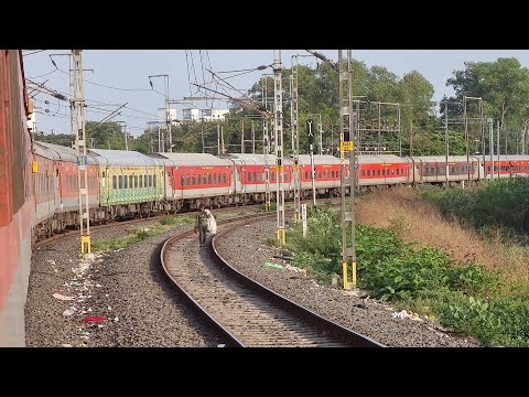 DELHI To HYDERABAD | Full Train Journey 12722/Dakshin SF Express Indian Railways, PART 1 4k ultra HD