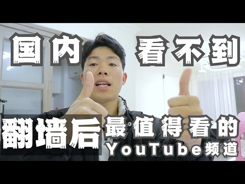 翻墙后最值得看的YouTube频道，国内看不到的内容，保证本期节目对你有帮助