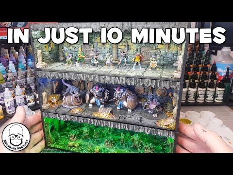 Create an EPIC modular DISPLAY CASE for MINIATURES...