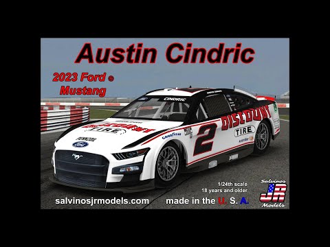 Whats In The Box | Austin Cindric's 2023 Discount Tire Ford Mustang | Salvinos JR Models