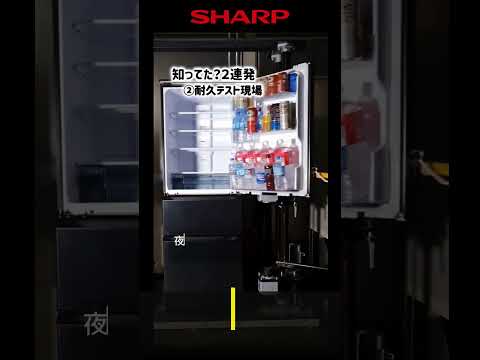 SHARP 夏普左右開任意門冰箱 20萬次耐用測試