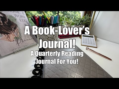 For My Book-Loving Friends - A Quarterly Reading Journal! | #booktok #booktube