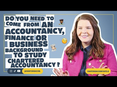 Do you need a background in accountancy, finance or business to study Chartered Accountancy?