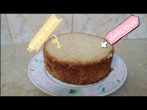 how to make spoong cake?simple way to make plain cake/without oven cake recipe /simpletasty cake