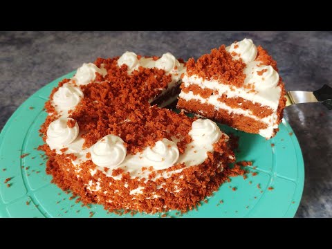 Red velvet cake || Valentine's day cake without oven