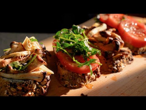 🍅당일 수확한 유기농 채소들로 만든 브루스케타🥪 [초간단 브런치 feat .드립커피] Bruschetta & Hand-drip Coffee