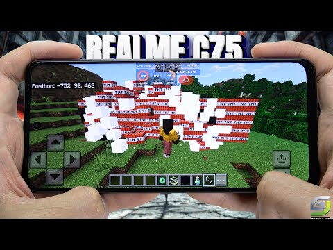 Realme C75 test game Minecraft | Helio G92 Max