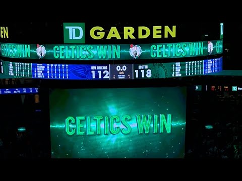 NBA game night at TD Garden: Celtics Vs Pelicans 1/29/2024 凯尔特人对战鹈鹕