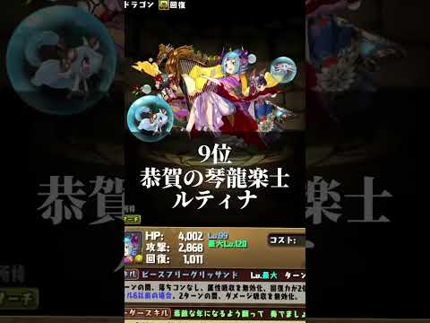 個人的に確保すべき正月キャラTOP12 #パズドラ #shorts