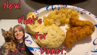 New! What’s For Dinner! Chicken & Biscuits