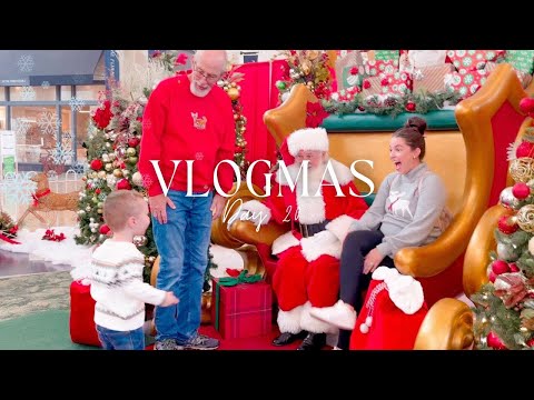 Seeing Santa, Riding the Merry Go Round, & Q&A | Vlogmas Day 20