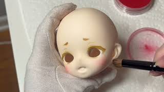 How I Paint an Anime Doll Faceup | Maydoll Lemon Cat