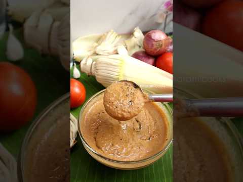 Vazhaipoo Chutney Recipe| May 9, 2023 #shorts #recipe #bharathicooks