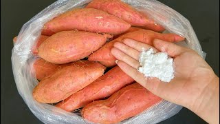 Preserved Sweet Potatoes, life hacks ❗Is it better to store sweet potatoes in cartons or foam boxes?