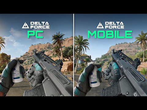 Delta Force Hawk Ops Mobile vs PC | Graphics, Weapons & Vehicles Comparison