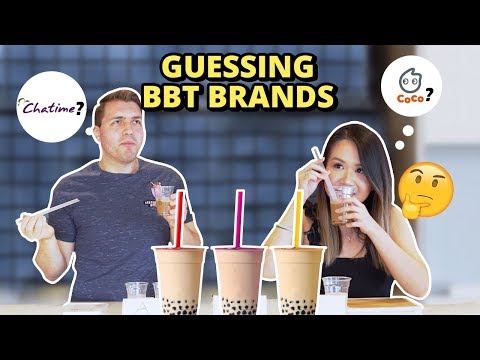 INSTAGRAM FOODIES GUESS BUBBLE TEA BRANDS | Food Guessing Game | Foodies Guess Ep.1