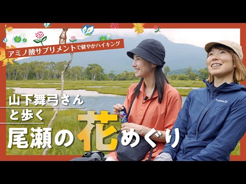 山下舞弓さんと歩く尾瀬の花めぐり〜アミノ酸サプリメントで健やかハイキング