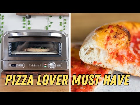 Cuisinart Indoor Pizza Oven - Unboxing + Review with finished pizza