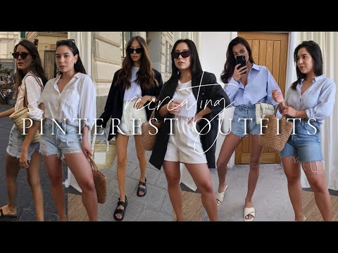 Recreating Pinterest Summer Outfits PART 2 | Haley Estrada